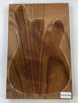 Body Swamp Ash, Choco, 2-pcs., edge-glued, Unique Piece #085